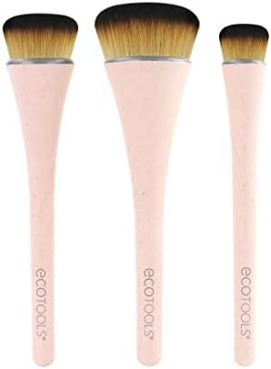EcoTools 360 Ultimate Blend Makeup Brushes, For Cream & Stick Makeup, Foundation, Concealer, High... | Amazon (US)