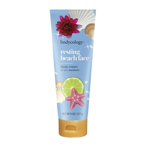 Bodycology Moisturizing Body Cream, Resting Beach Face, 8 oz. | Walmart (US)