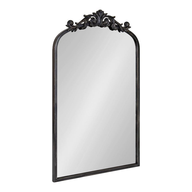 19&#34; x 30.7&#34; Arendahl Arch Wall Mirror Black - Kate &#38; Laurel All Things Decor | Target