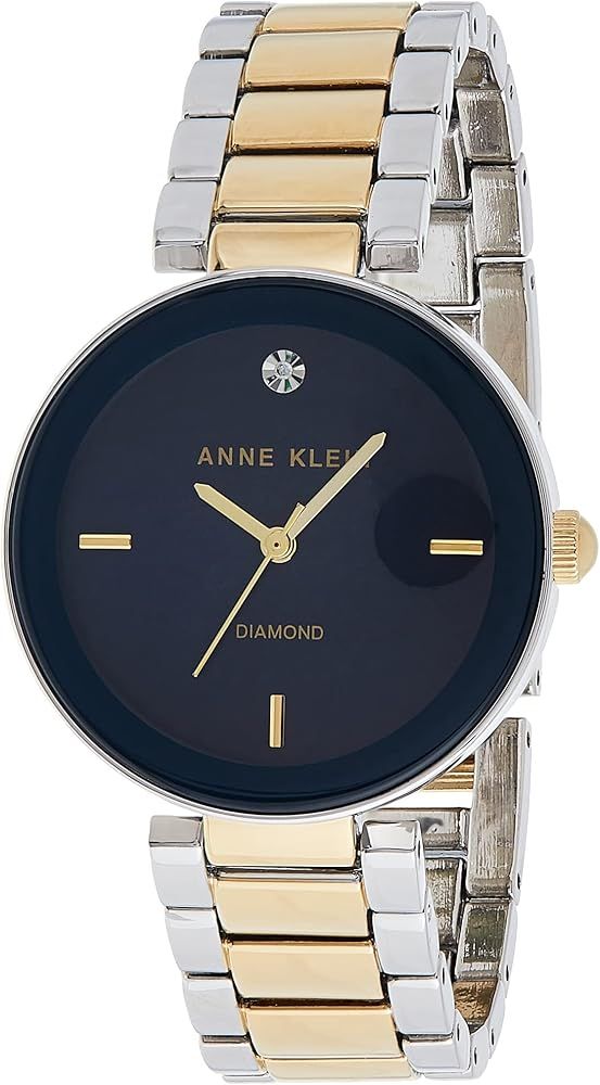 Anne Klein Women's Genuine Diamond Dial Bracelet Watch       
Clasp: Deployment Clasp | Amazon (US)