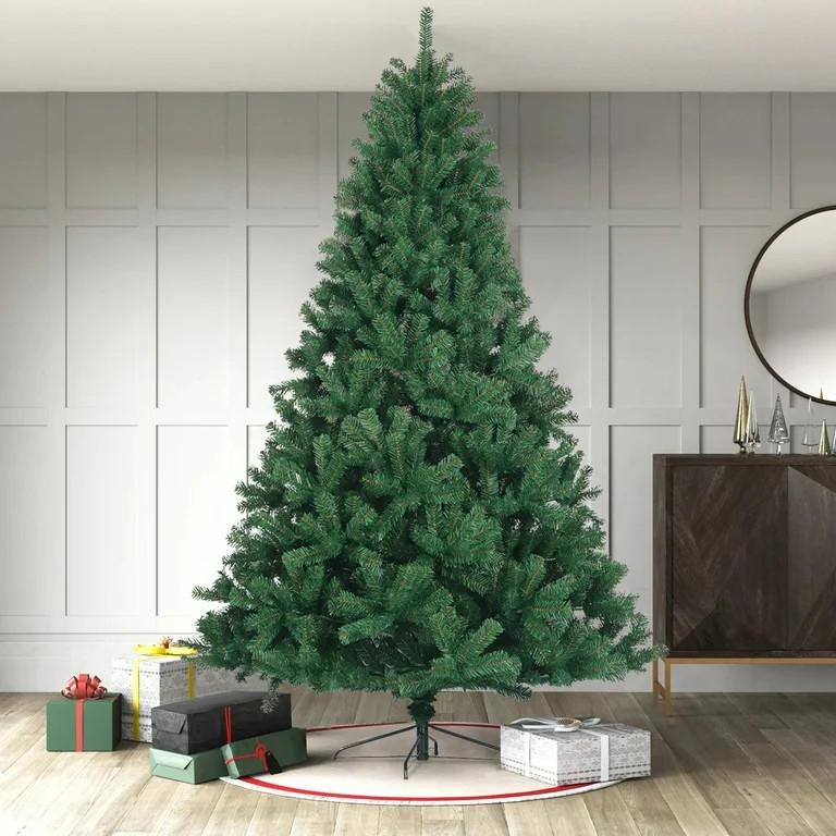 BTMWAY Christmas Trees, 7.5FT Artificial Christmas Tree with Lush 1400 Tips, Christmas Decor Xmas... | Walmart (US)