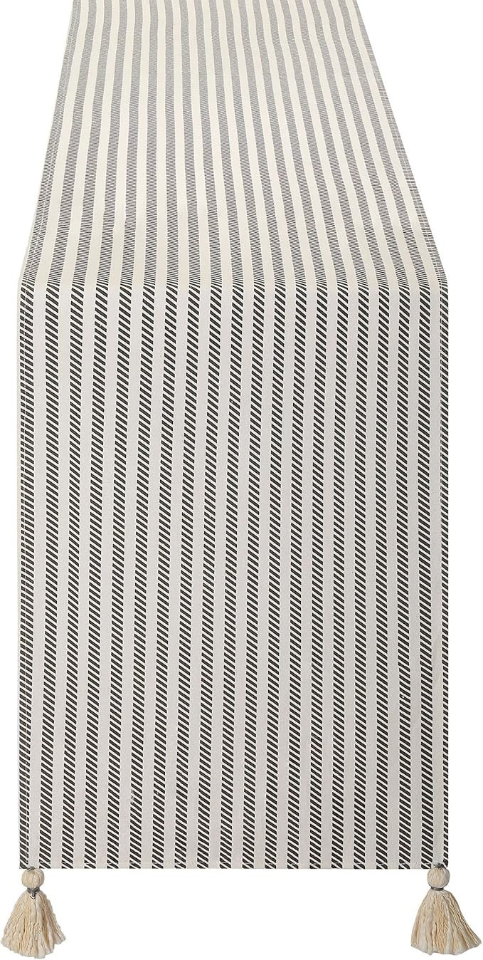 Folkulture Table Runner 72 Inches Long with Tassels for Home Dining Room Table, Farmhouse Style D... | Amazon (CA)