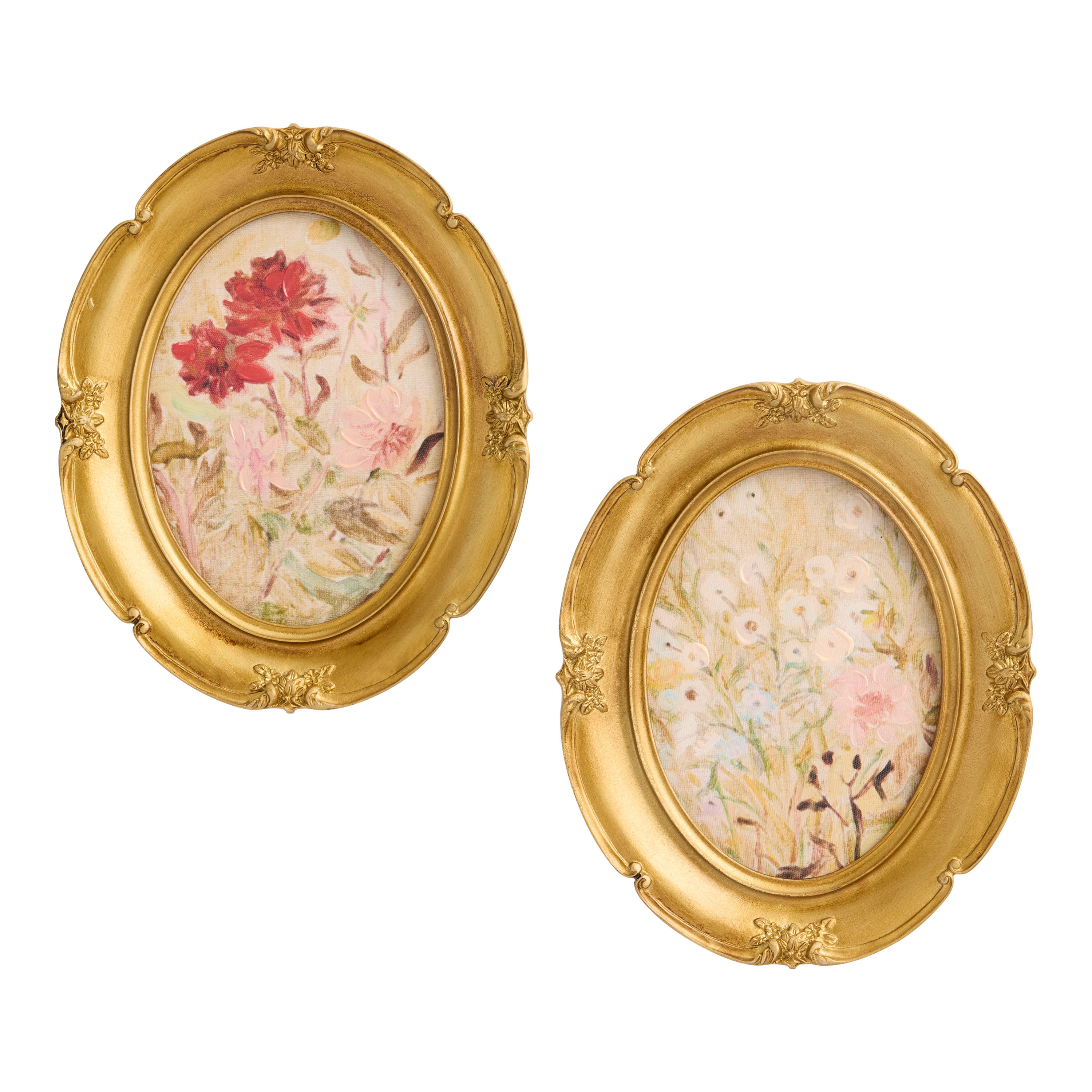 Ornate Florals by Tadeusz Makowski Framed Wall Art 2 Piece | World Market