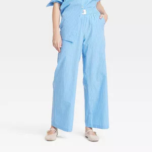 Women's High-Rise Straight Leg Pull-On Pants - Universal Thread™ | Target