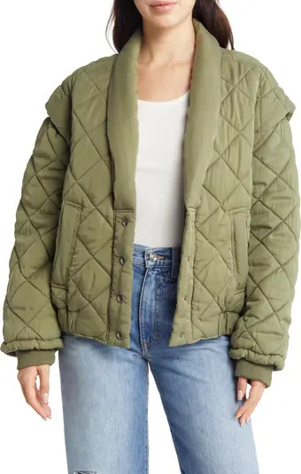 BLANKNYC Quilted Drop Shoulder Jacket | Nordstrom | Nordstrom