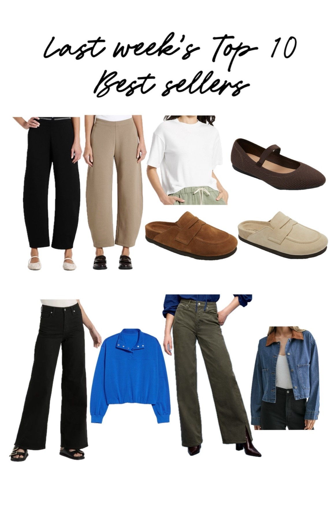 Last week’s best sellers

#LTKSaleAlert #LTKSeasonal #LTKOver40