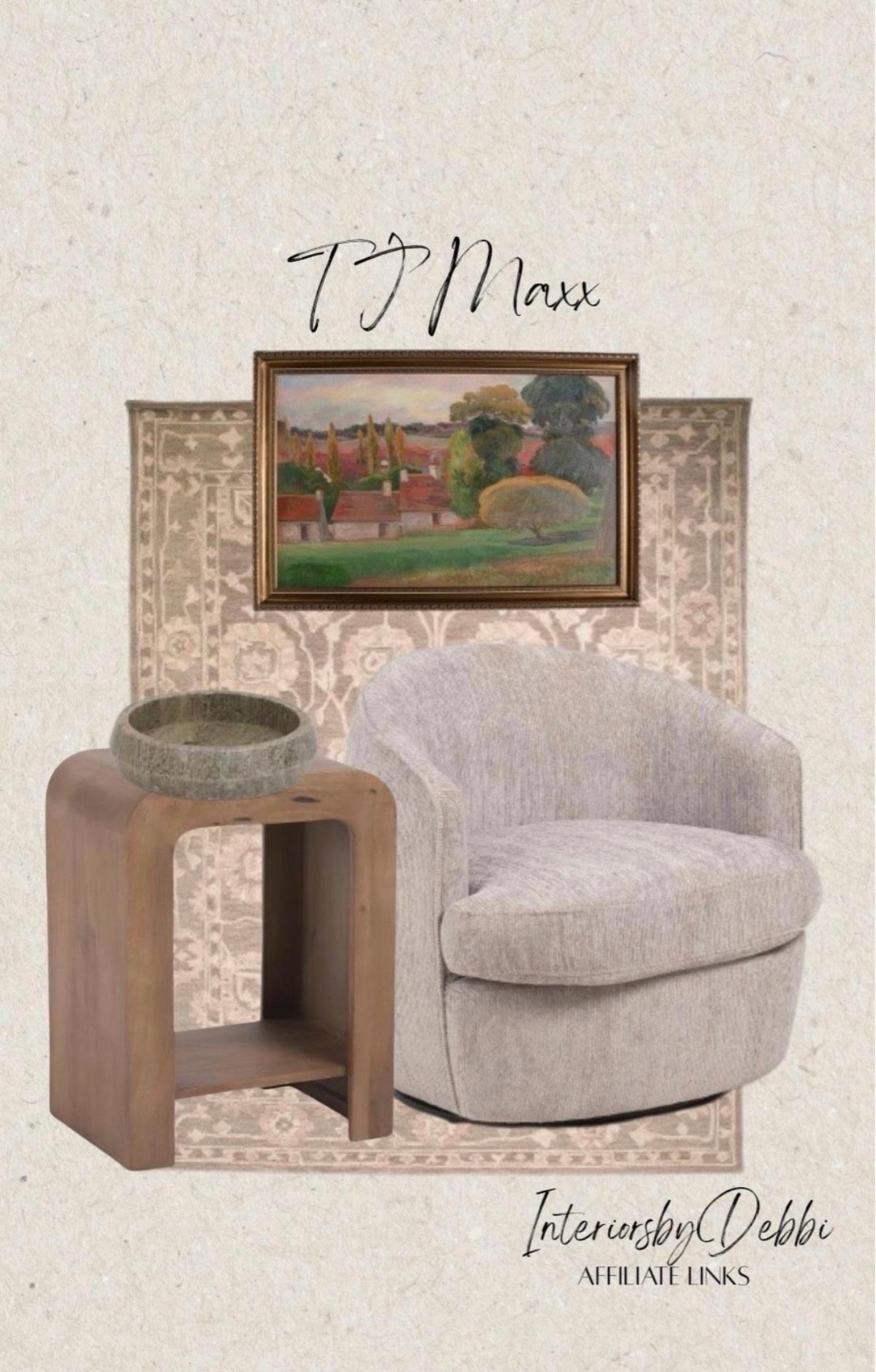 TJ Maxx Finds
Area rug, accent chair, framed art, side table, transitional home, modern decor, amazon find, amazon home, target home decor, mcgee and co, studio mcgee, amazon must have, pottery. barn, Walmart finds, affordable decor, home styling, budget friendly, accessories, neutral decor, home finds, buy new arrival, coming soon, sale alert, high end look for less, Amazon favorites, Target finds, cozy, modern, earthy, transitional, luxe, romantic, home decor, budget friendly decor #tjmaxx

#LTKSeasonal #LTKHome