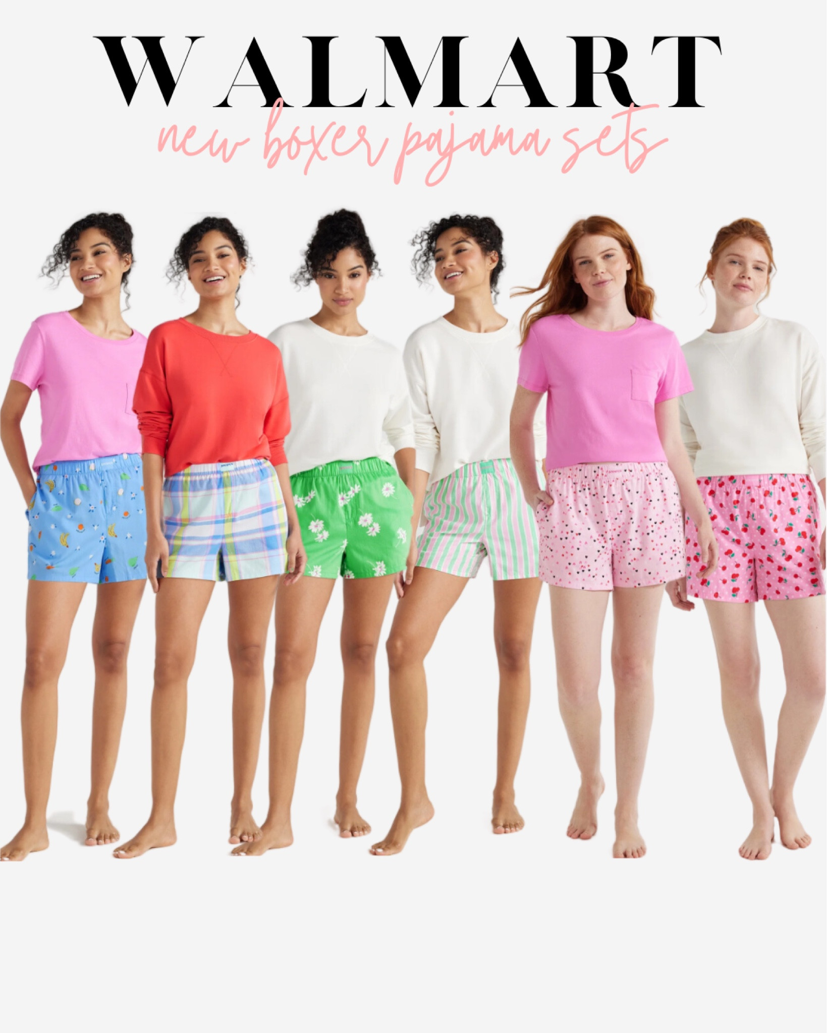 New woven boxer pajama sets. Shorts are $8.72 and tops are $12.98





Walmart. Walmart fashion. Walmart style. Spring pajama set. Pajamas. Pjs. Sleepwear. Lounge. Loungewear. Lounge set. Pj set. Joyspun. 

#LTKfindsunder100 #LTKstyletip #LTKfindsunder50