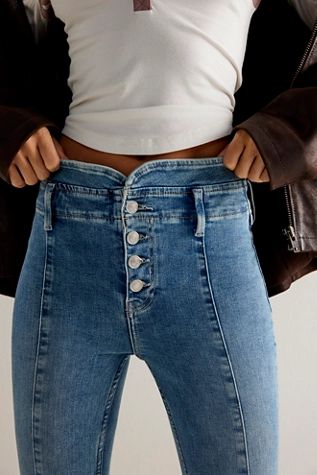 We The Free After Dark Mid-Rise Flare Jeans | Free People (Global - UK&FR Excluded)