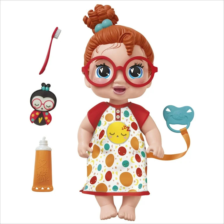 Baby Alive Lil Dreamer Dottie Doodle, Red Hair Baby Dolls, Sleepover Toys for Preschoolers, Chris... | Walmart (US)
