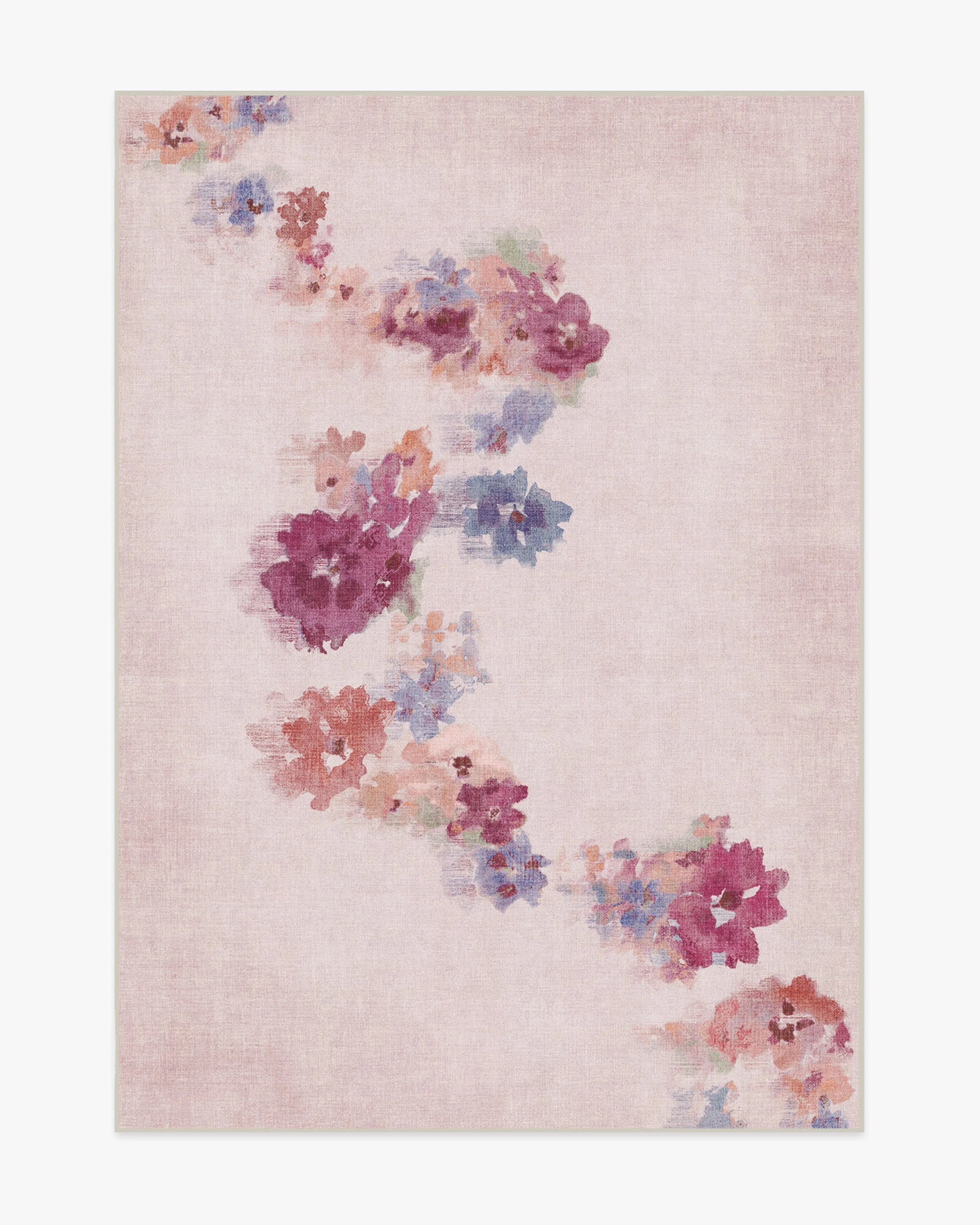 Clara Soft Rose Rug | Ruggable