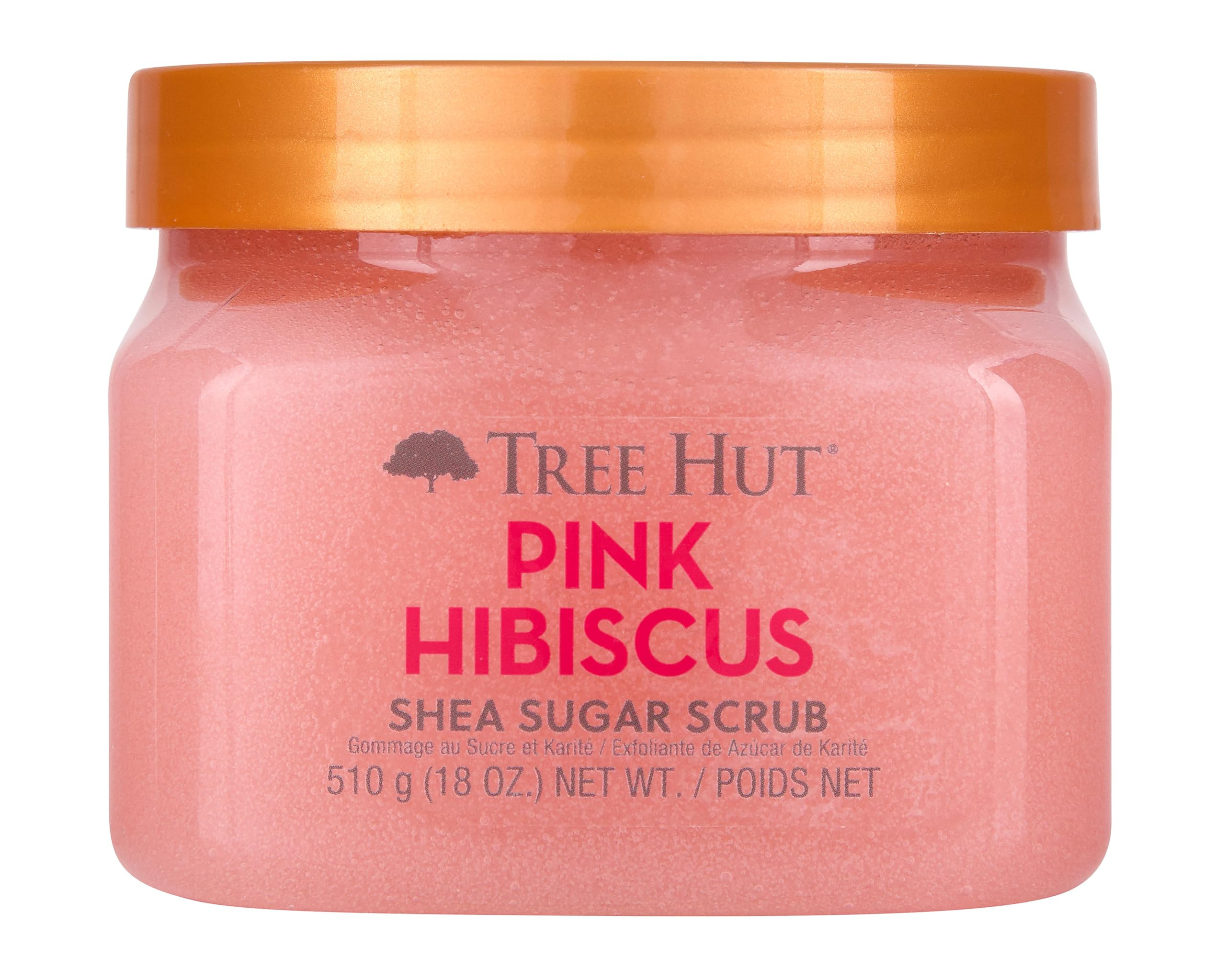 Tree Hut Pink Hibiscus Shea Sugar Scrub | Exfoliating Body Scrub Removes Dead, Dry Skin for a Sof... | Amazon (US)