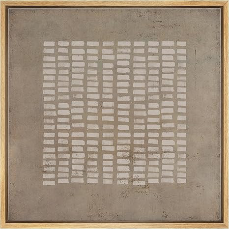 SIGNWIN Framed Canvas Print Wall Art Mid-Century Geometric Line Pattern Abstract Shapes Illustrat... | Amazon (US)