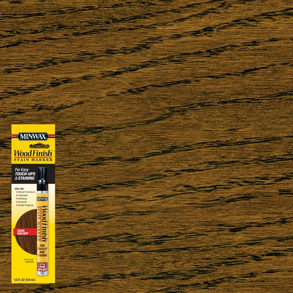 Minwax Wood Finish Stain Marker, Dark Walnut, .33 oz. | Walmart (US)