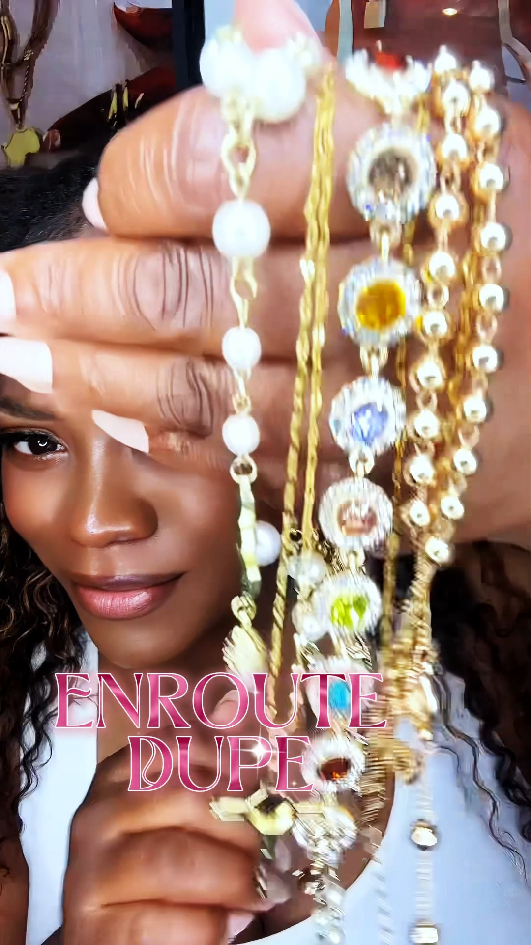 Enroute jewelry, dupes, rosery, fashion finds, get the look for less,bougie on a budget, SHEIN, 

#LTKStyleTip #LTKFindsUnder50 #LTKMidsize