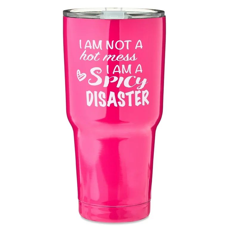 Mother's Day I Am a Spicy Disaster Stainless Steel Tumbler, 32 oz, by Way To Celebrate | Walmart (US)
