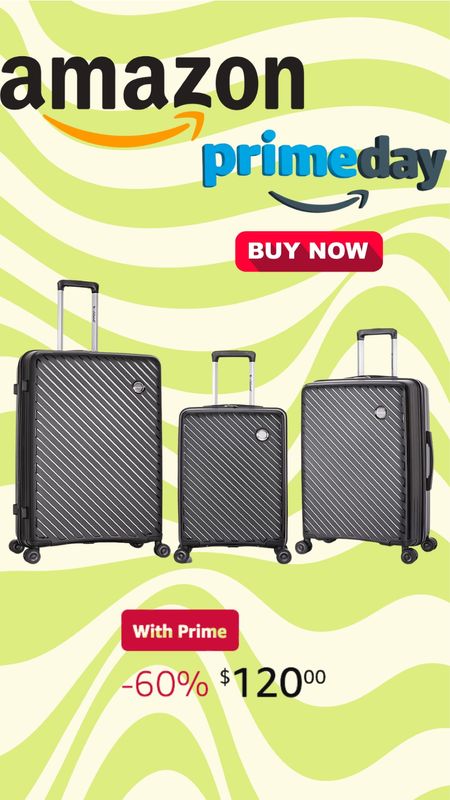 Early Amazon Prime Day Deal - 3 piece luggage set

Suitcase, travel must haves, travel necessities, travel accessories, amazon finds, amazon must haves 

#LTKtravel #LTKxPrimeDay #LTKsalealert