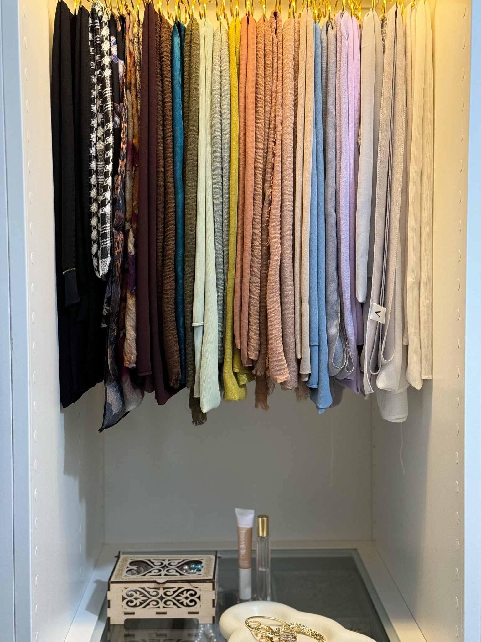 all tidy 😚👌
Hijab organization idea 

#LTKBeauty #LTKHome #LTKFamily