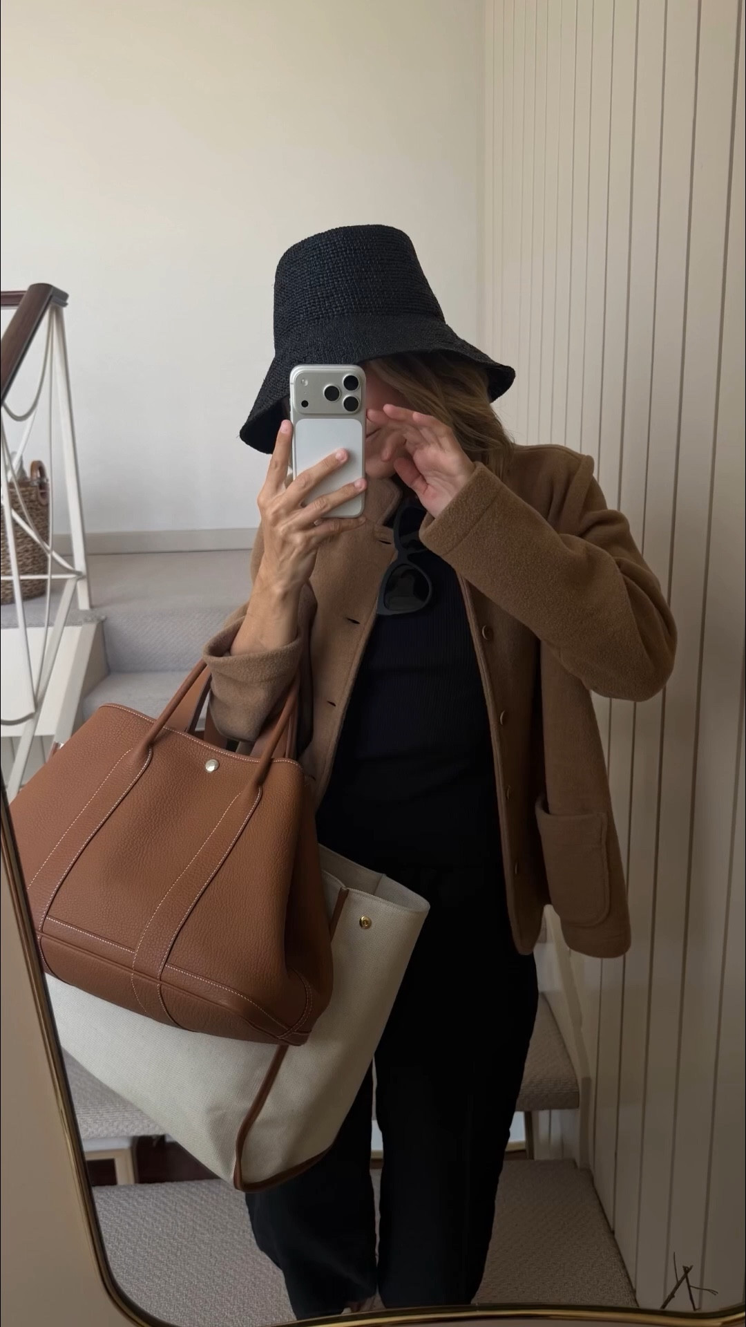 I went with black flip flops out the door 

#LTKOver40