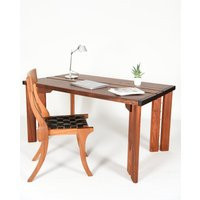 Mid Century Solid Wood Office Desk | Etsy (US)