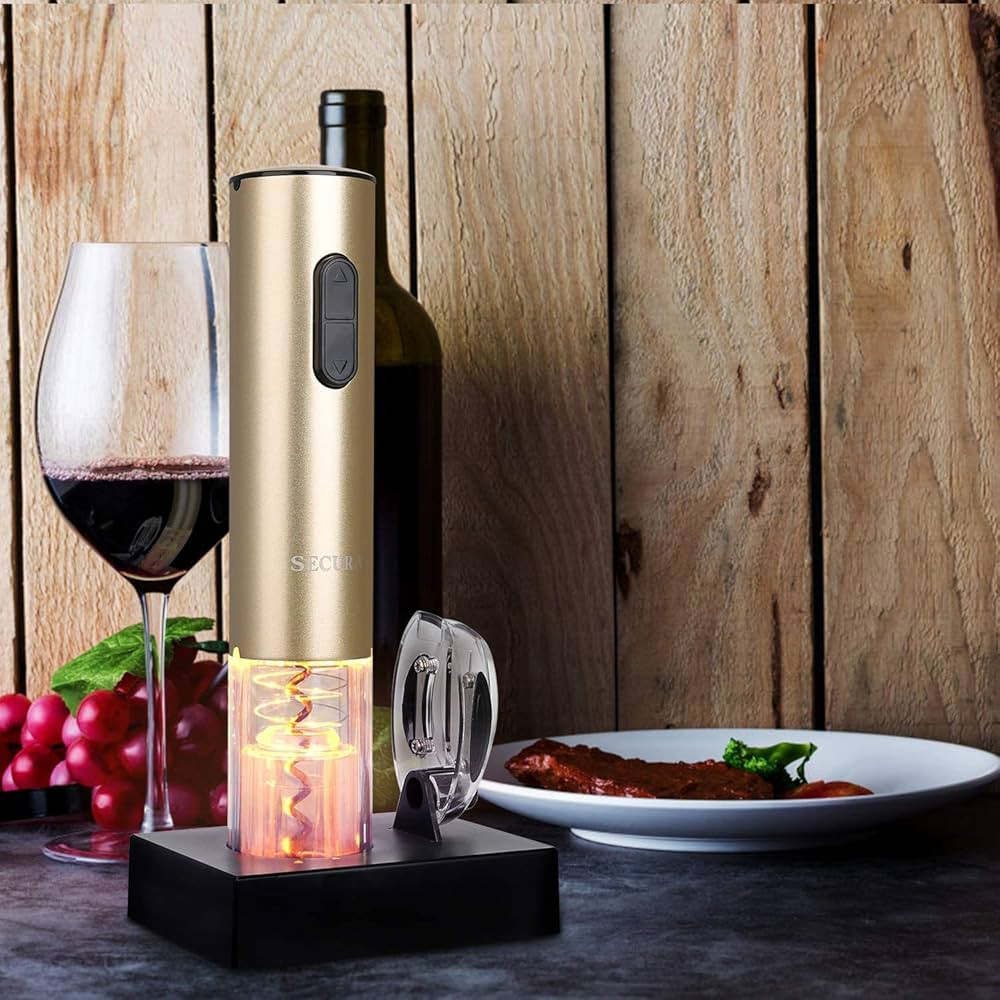 Secura Electric Wine Opener, Automatic Electric Wine Bottle Corkscrew Opener with Foil Cutter, Re... | Amazon (US)
