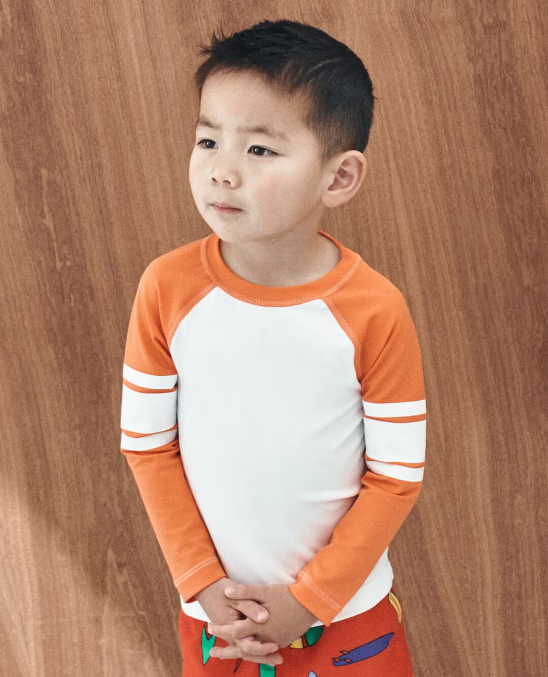 Striped Sleeve Rashguard Top | Hanna Andersson