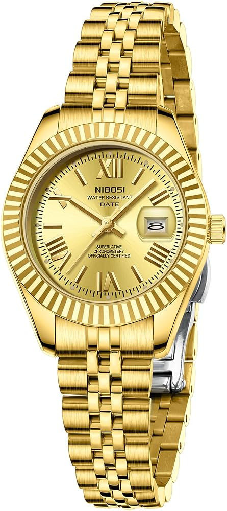 NIBOSI Watches for Women Analog Quartz Stainless Steel Watch | Amazon (US)