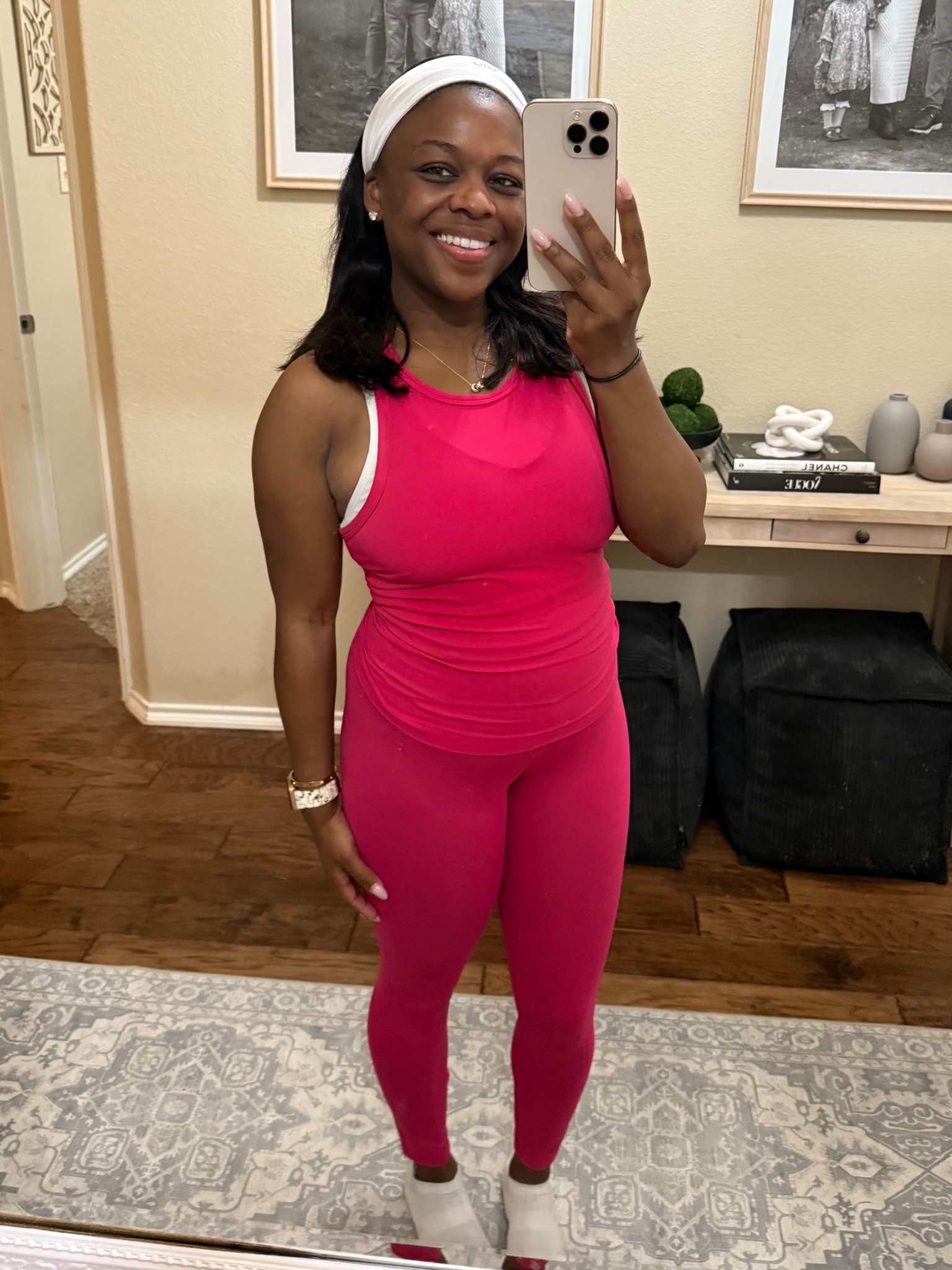 This color makes me SO happy! This material feels like butter, but sucks me in all the right places! 

Lululemon, athleisure 