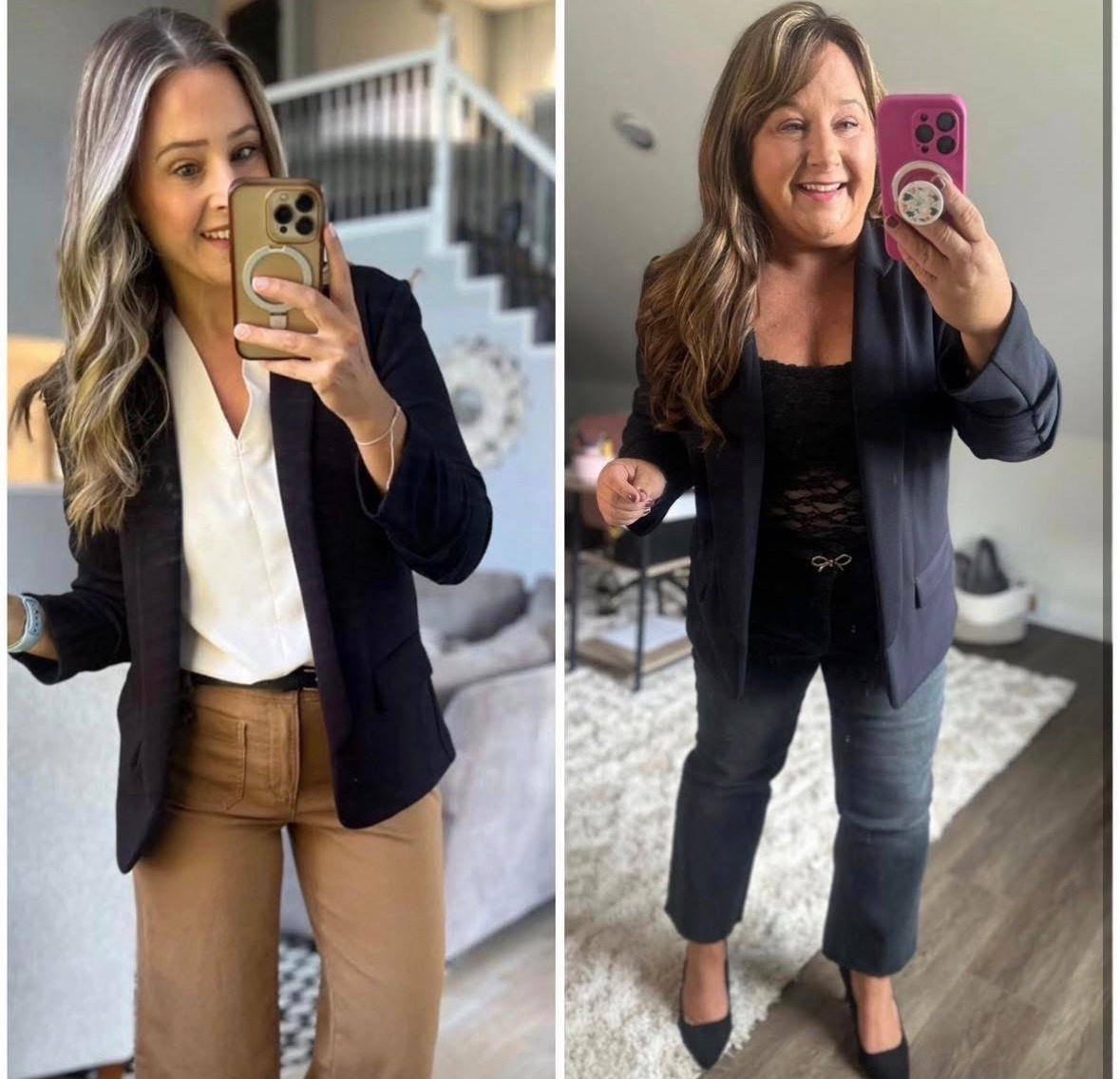 One of our favorite blazers, $25 right now! If in between, size down. 