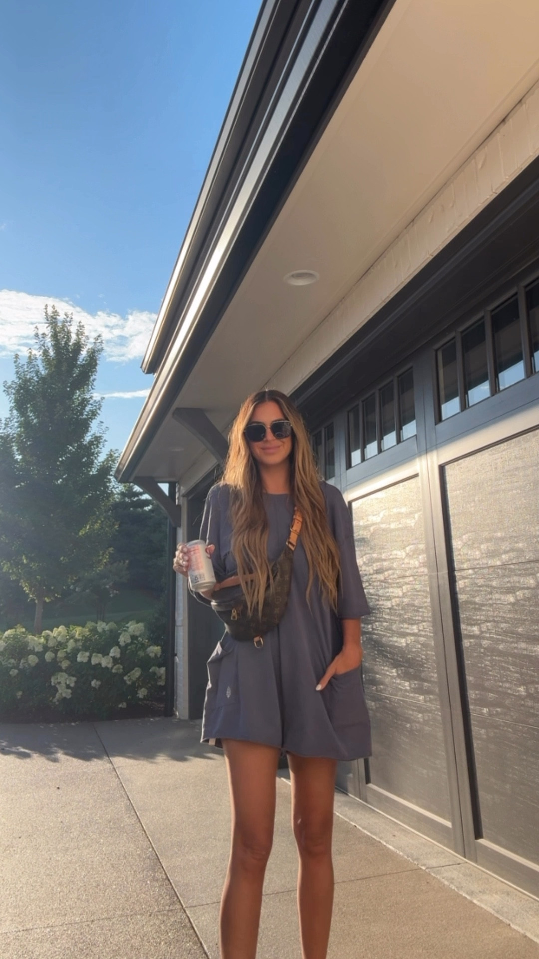 Best comfy throw on romper  
Size small 