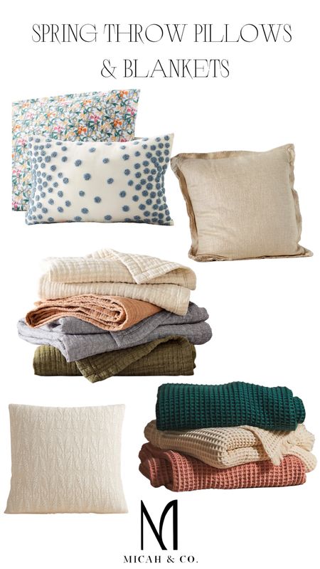 Spring pillow and blanket finds.🖤 

@micahabbanantodesigns

#timelesswithanedge 
#micahandco

#LTKhome #LTKSeasonal #LTKstyletip