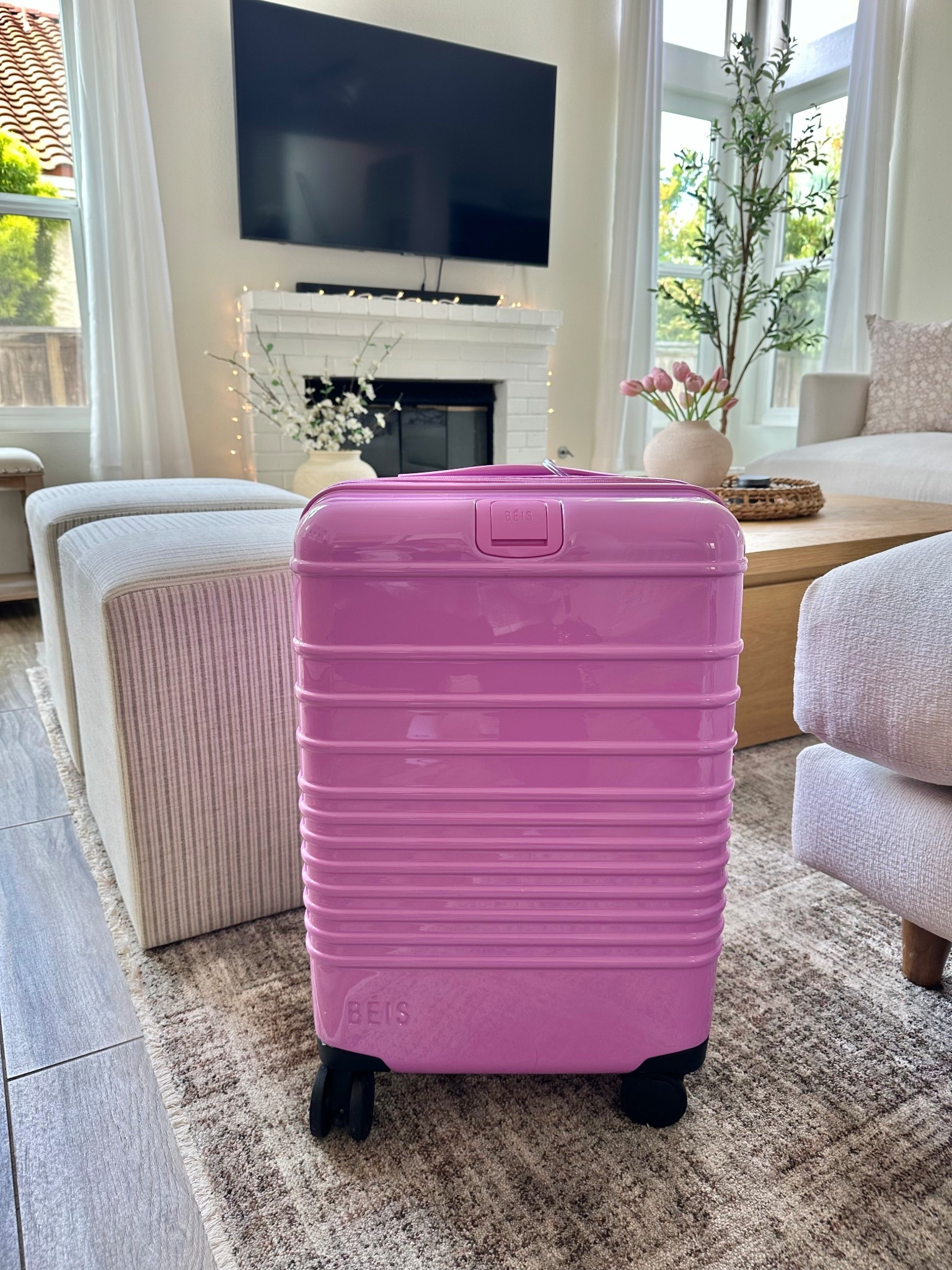 this color!!!!! 🤩 this is the carry-on size but I also have the medium check-in. this is the best luggage everrrrr.

béis travel, luggage, carry on, check in luggage 

#LTKOver40 #LTKU #LTKTravel
