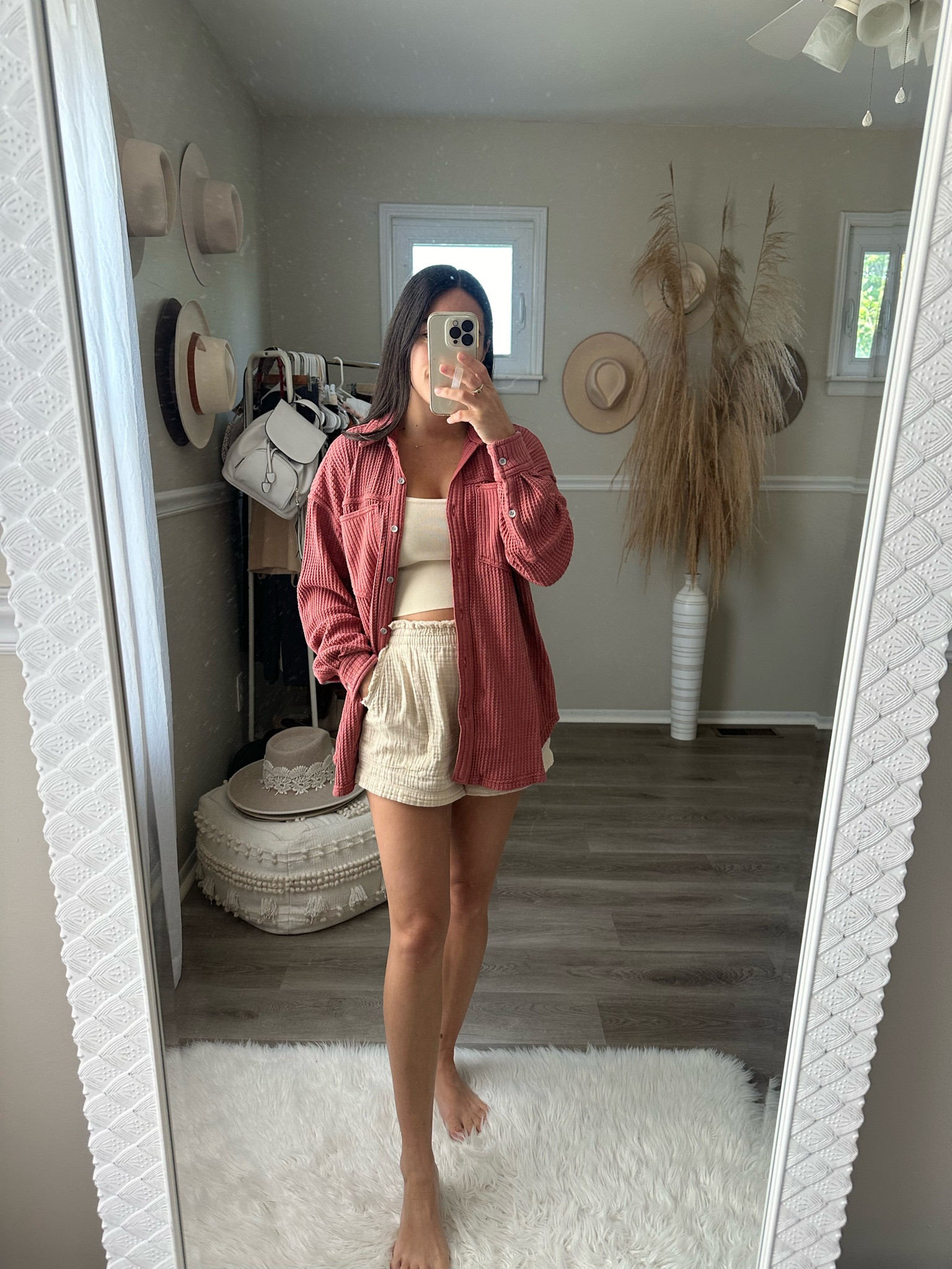 I’ve been eyeing this button up and it’s on sale! Looks like FP but less! The color is gorgeous. I am wearing an XXS and it still fits oversized so consider sizing down. 

#LTKSaleAlert #LTKFindsUnder50 #LTKSeasonal