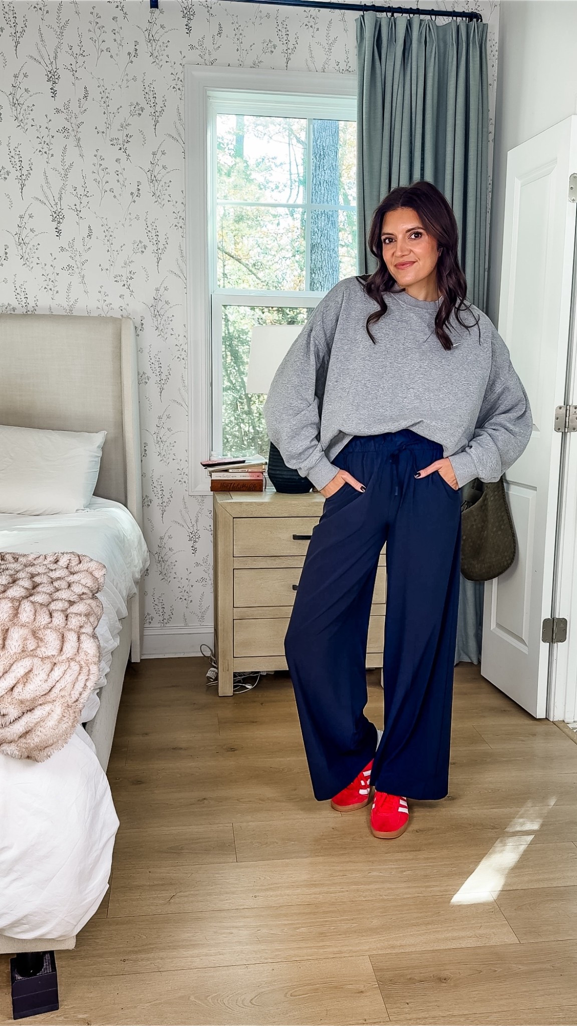 Most loved outfit of the week! Our favorite mom pants, cropped Nike sweatshirt and red adidas sneakers! All tts. I’m 5’7” 

#LTKOver40 #LTKFindsUnder50 #LTKTall