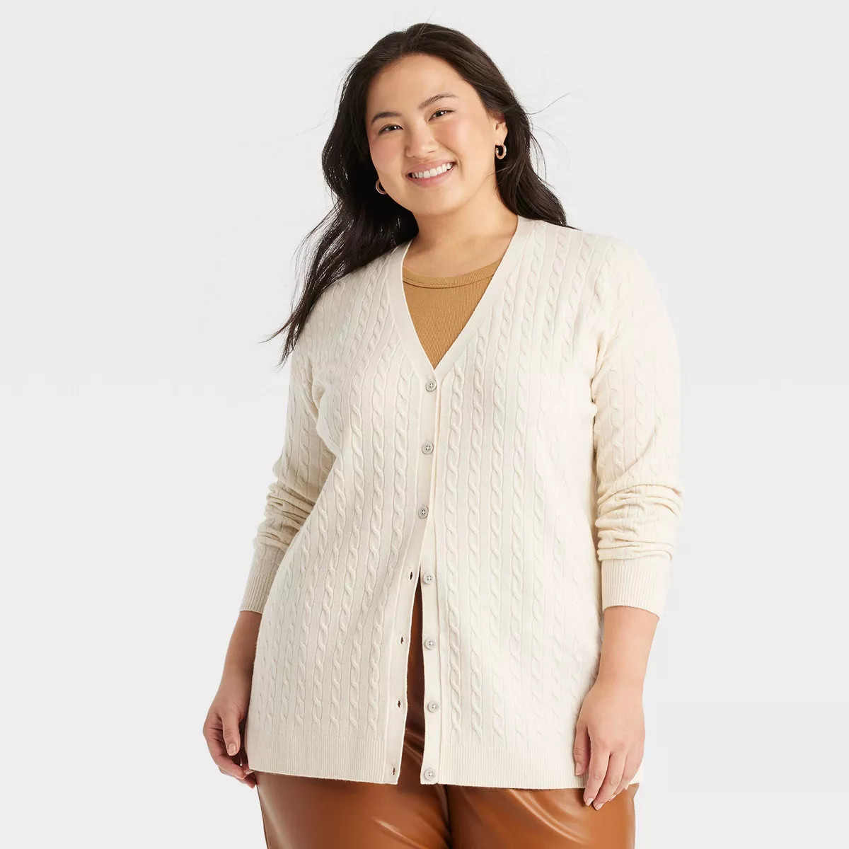 Women's Cable Cardigan - A New Day™ | Target