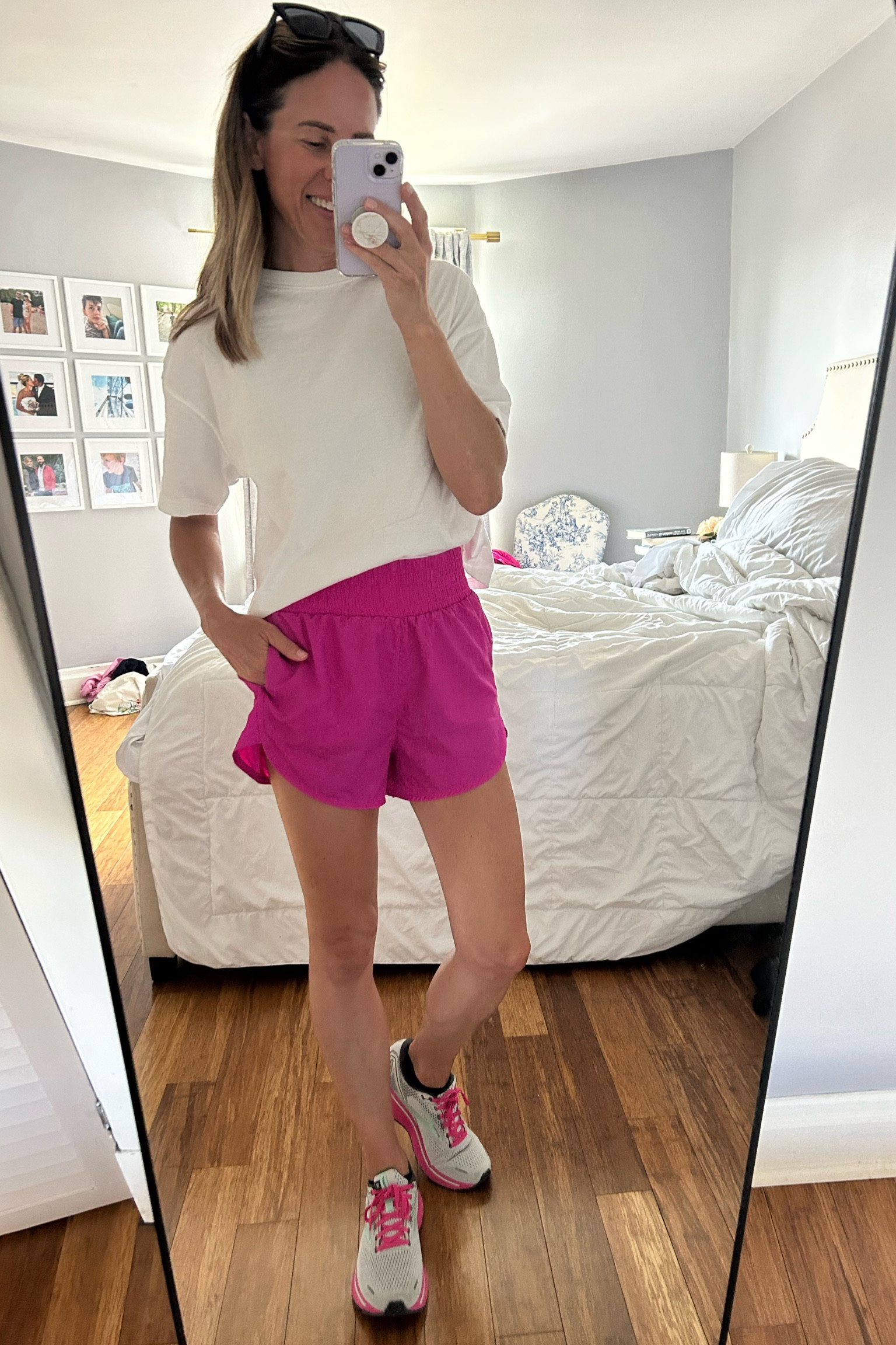 Active wear shorts from Target. Wearing a xs. I like the length on these and the elastic waistband.

#LTKFind #LTKshoecrush