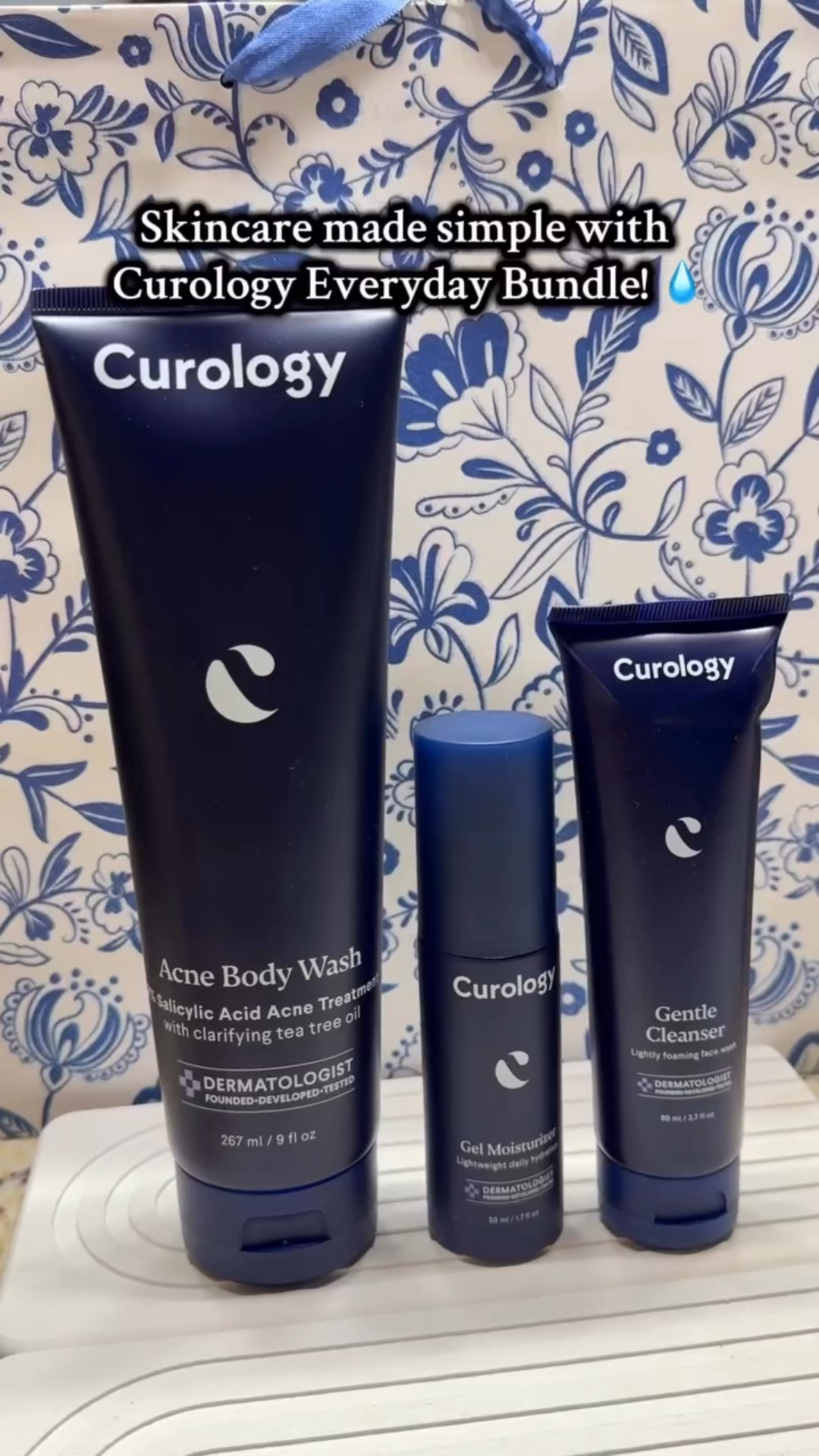 ✨ Say hello to your new skincare essentials! ✨

I’ve been loving the Curology Everyday Skincare Bundle for a complete daily routine that’s gentle, effective, and perfect for sensitive, acne-prone skin.

💧 Gentle Facial Cleanser – Soothe as you cleanse
	•	Extra gentle, lightly foaming
	•	Locks in moisture
	•	Won’t clog pores
	•	Safe for sensitive skin

🛁 Acne Body Wash (2% Salicylic Acid) – Refresh as you cleanse
	•	Treats and helps prevent body acne
	•	Low-foam, creamy gel texture
	•	Great for acne-prone skin

💦 Daily Gel Face Moisturizer with Hyaluronic Acid – Hydrate as you prep
	•	Replenishes moisture
	•	Works well under makeup
	•	Fast-absorbing formula for normal to oily skin

✨ Key Ingredient: 2% Salicylic Acid – goes deep into pores to clear away dead skin cells & excess oil

I’m loving how refreshed and smooth my skin feels every day! 😍

Follow along for more skincare tips & products you’ll love! 💖

#Curology #CurologyPartner #AcneSkincare #SkincareRoutine #GentleCleanser #BodyAcne #HyaluronicAcid #DailyMoisturizer #SkincareLovers #SensitiveSkinCare#LTKHalloween 

#LTKGiftGuide #LTKHoliday #LTKselfcare