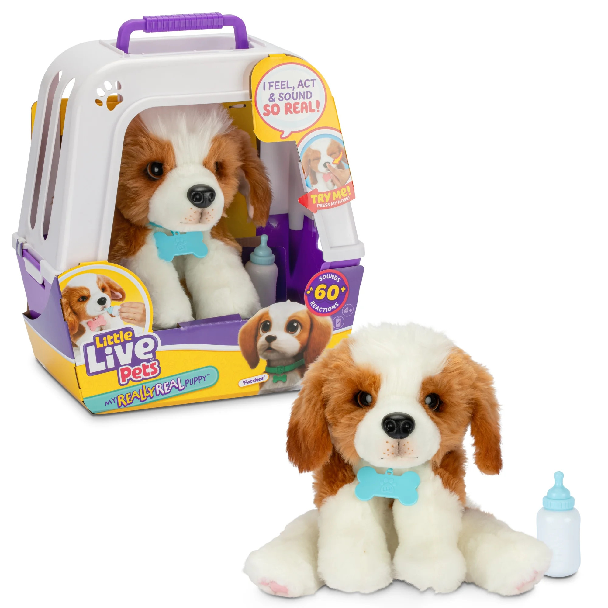 Little Live Pets My Really Real Puppy Beagle Patches, Interactive Toy 60+ Sounds & Reactions Ages... | Walmart (US)
