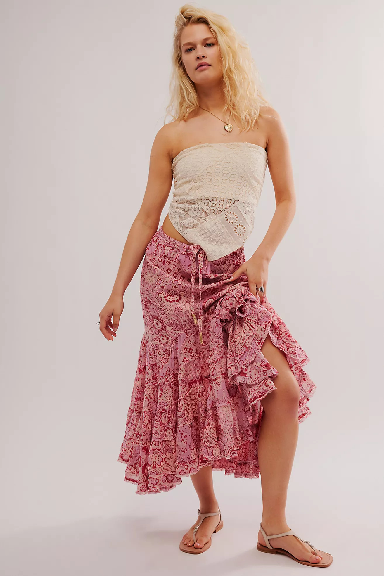 Calista Printed Maxi Skirt | Free People (Global - UK&FR Excluded)