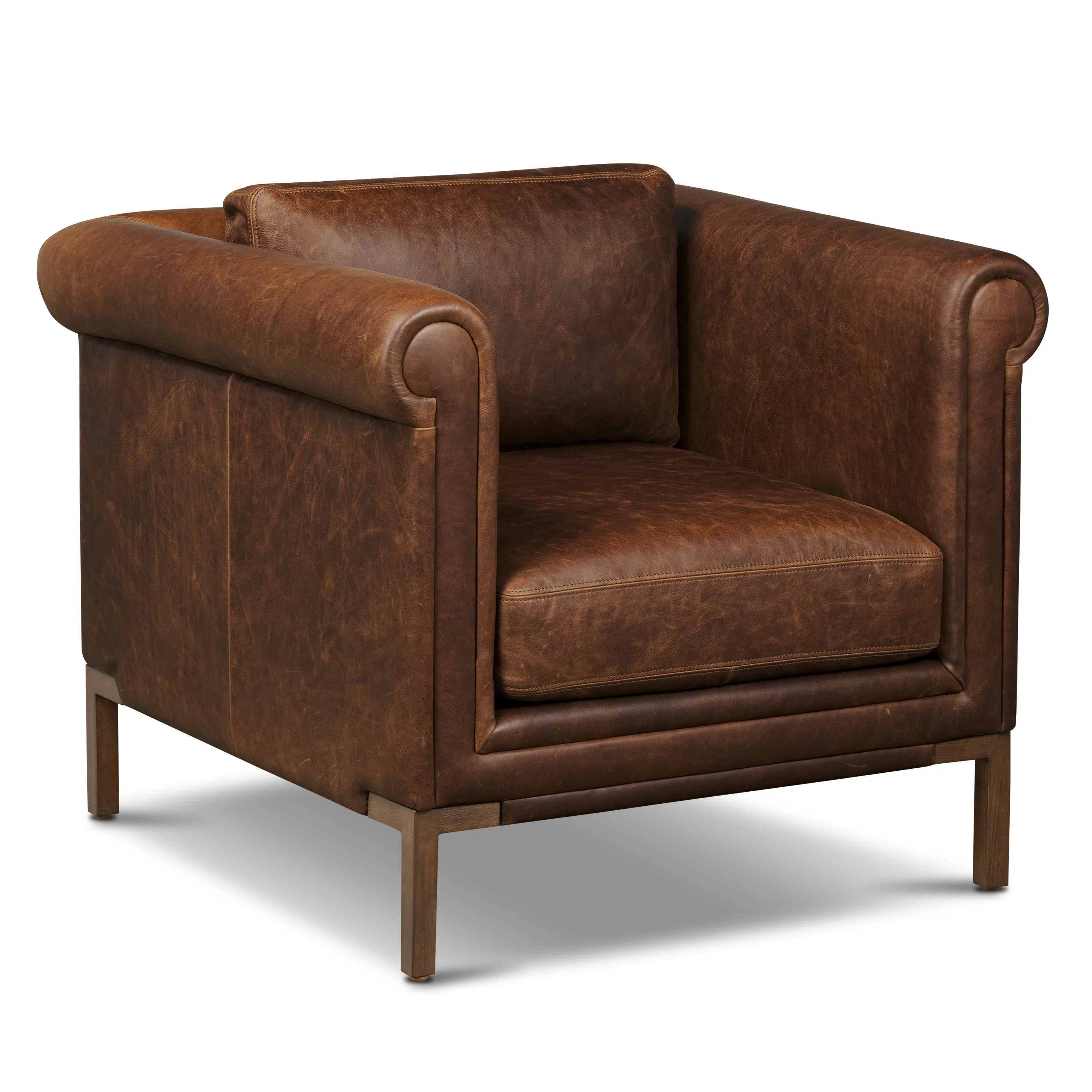 Bruges Leather Chesterfield Chair | Wayfair North America