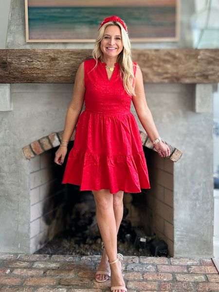 Loving this adorable red fit and flare dress! Wearing a size small! It’s such a cute one to keep on hand for all the holiday parties! Code FANCY15 for 15% off  

#LTKstyletip #LTKSeasonal #LTKHoliday