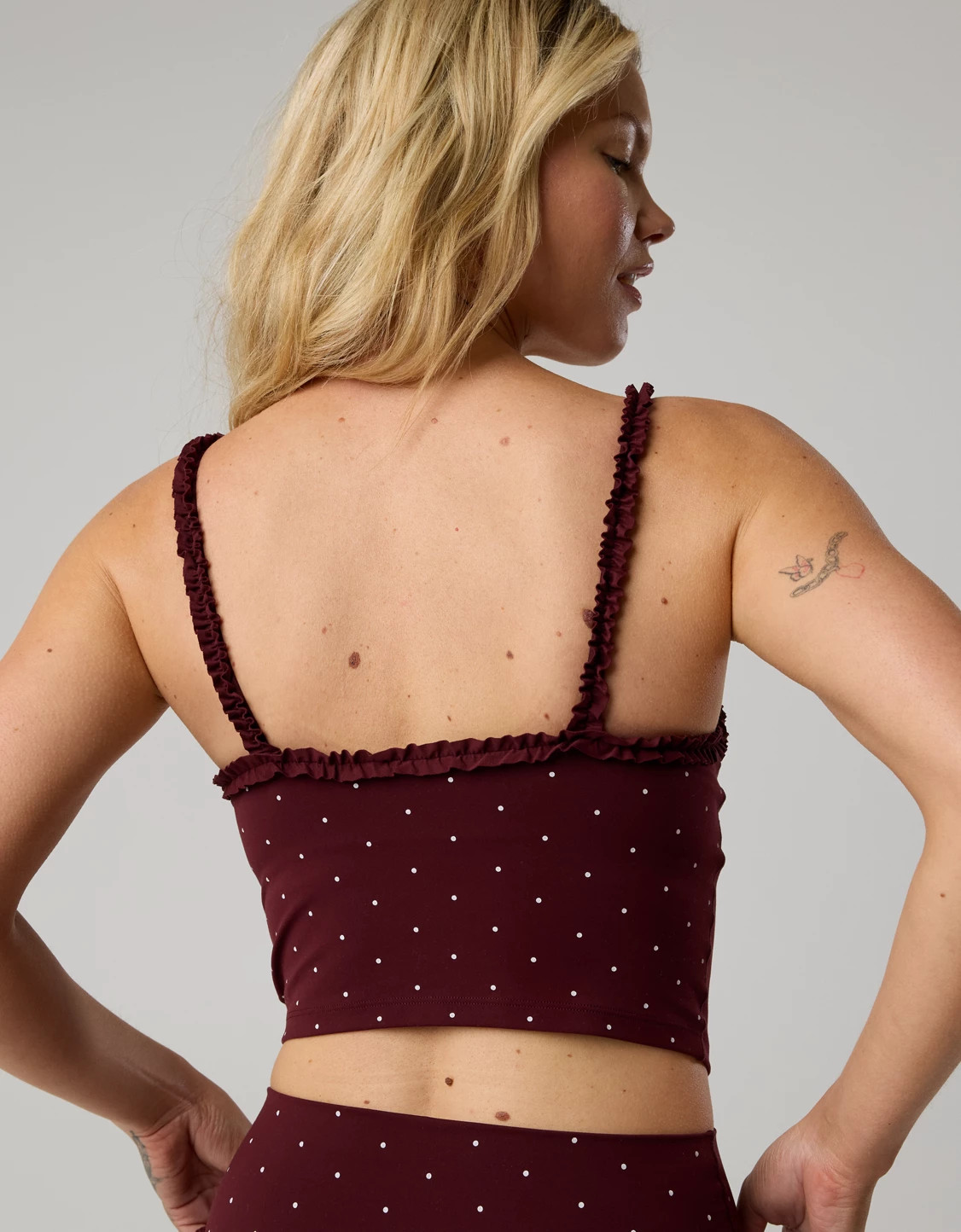 OFFLINE by Aerie Real Me XTRA Ruffle Longline Sports Bra | Aerie