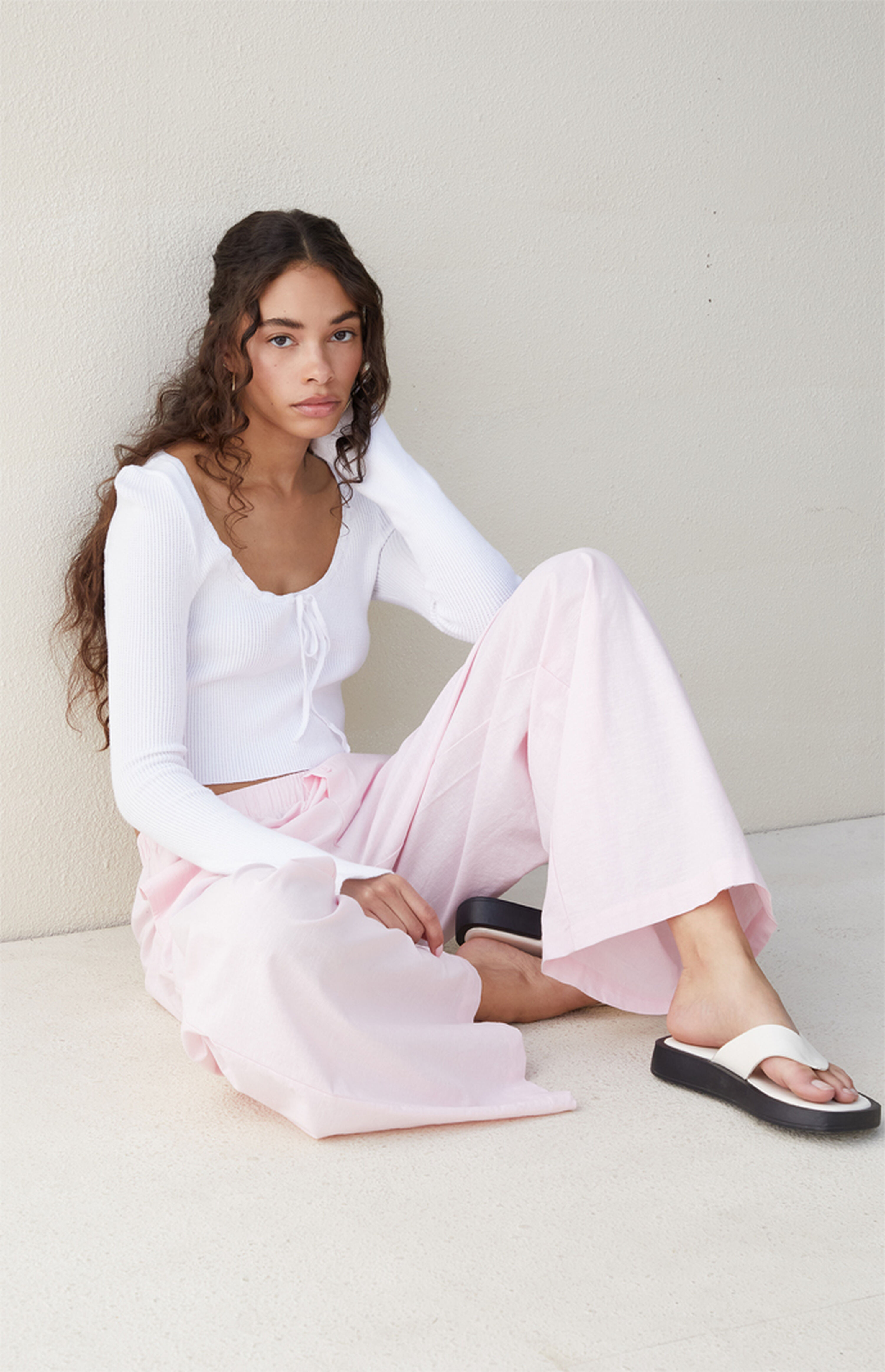 Beverly & Beck Linen Boxer Pants | PacSun