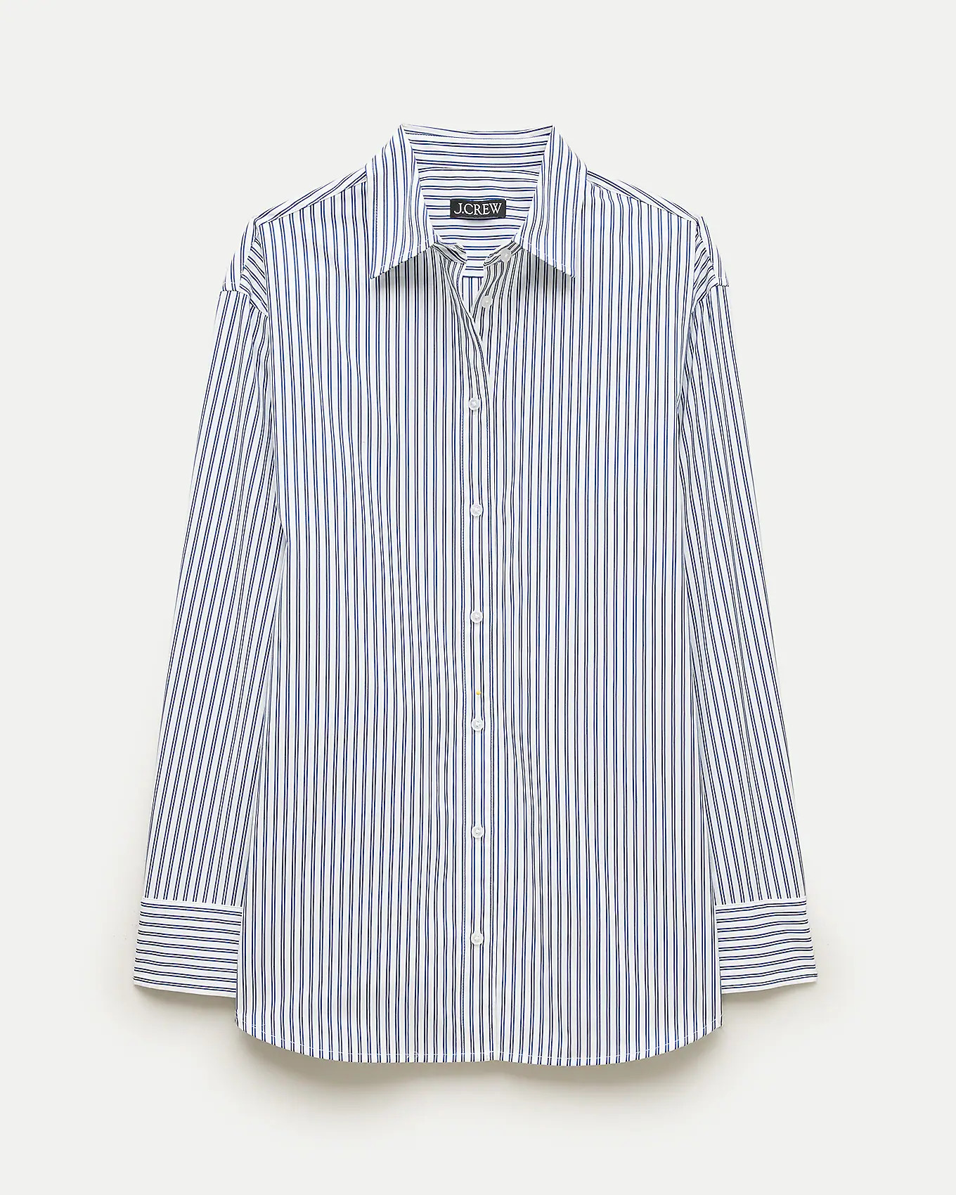 Cinched button-up shirt in Greenwich poplin | J. Crew US
