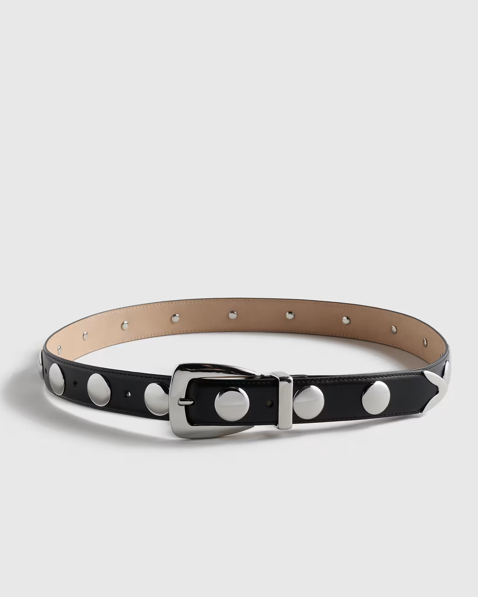 Alyssa European Leather Studded Belt | Quince
