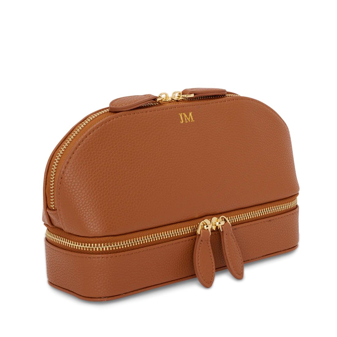 Lily & Bean Leather Travel Shell Style Bag Tan | Lily and Bean
