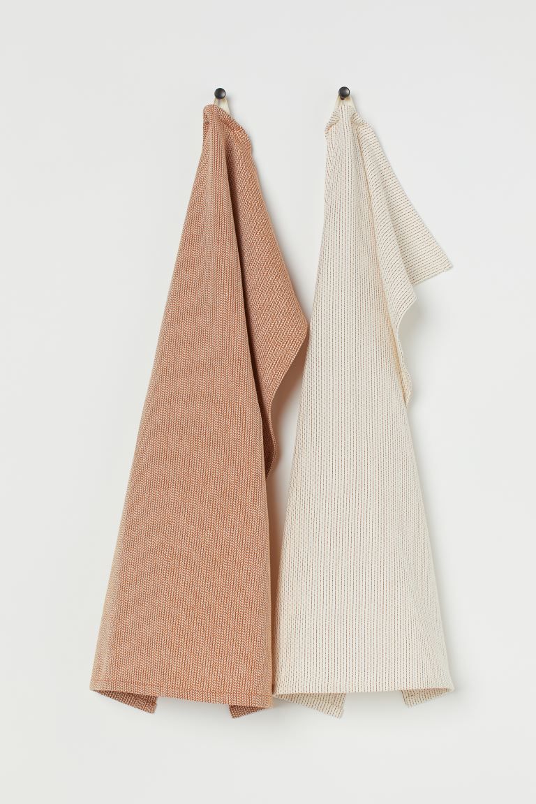 2-pack Cotton Tea Towels | H&M (US)