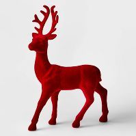 12" Flocked Deer Decorative Figurine - Wondershop™ | Target