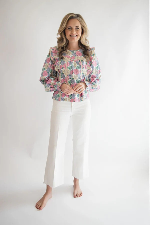 Floral Flutter Sleeve Top | Edit No. 5 Boutique