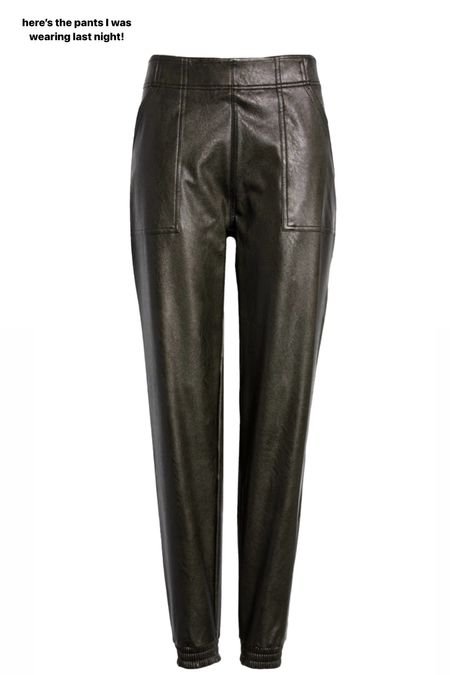 Spanx leather jogger
Black jogger
Work pants


#LTKcurves #LTKworkwear #LTKfit